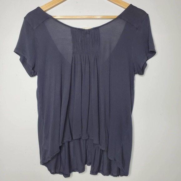 Soft Joie Scoop Neck Button Down Blouse Black Sz S - Picture 5 of 8